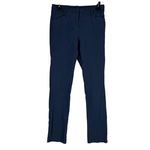 Level Eight Pants Womens 6 Blue‎ Slim Leg Stretch Twill Dress Work Career Office